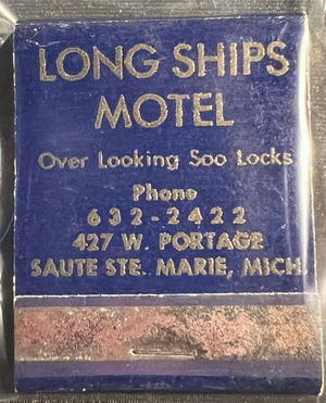 Long Ships Motel - Matchbook